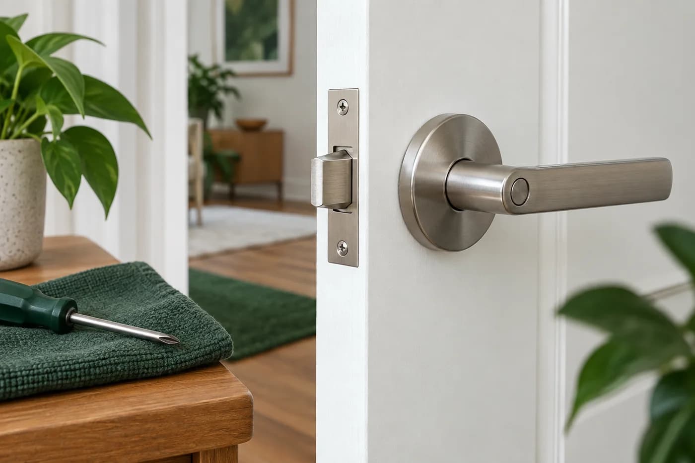 Lock repairs for a residential property